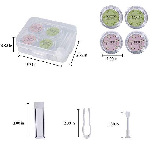 Okayji Okayji Transparent Contact Lenses Case Lens Keeper Holder Storage Box Container for Home and Travel Kit, 1- Set