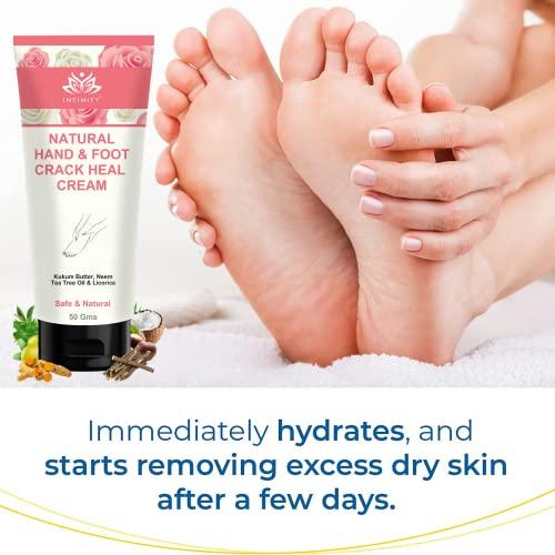 INTIMIFY INTIMIFY Foot Cream for Cracked Heels, Foot Cream For Dry Feet, Foot Crack Cream For Women & Men 50 gm (Pack of 1)