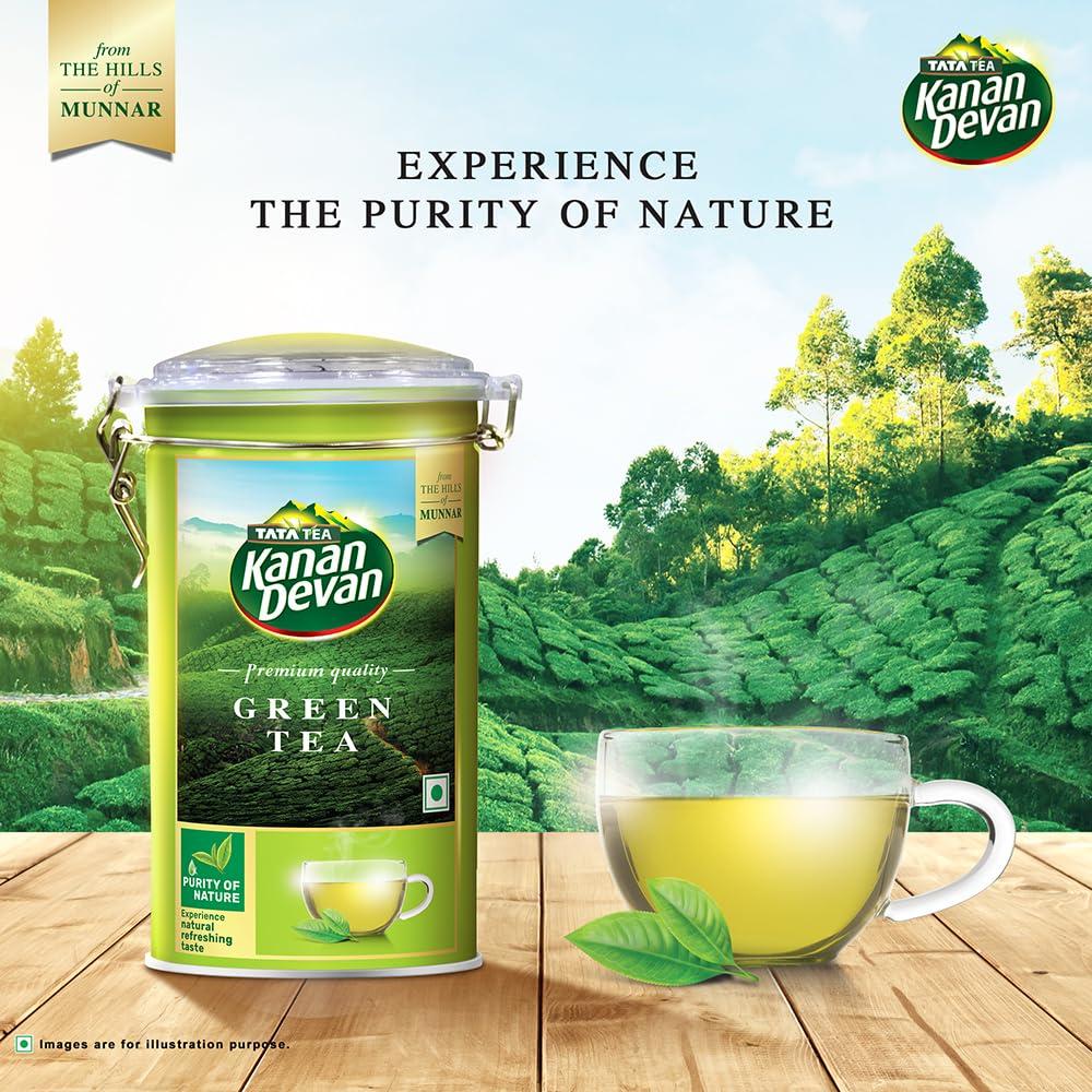 Kanan Devan Tata TeaKanan Devan, PremiumGreen Tea, From the Hills of Munnar, 100g