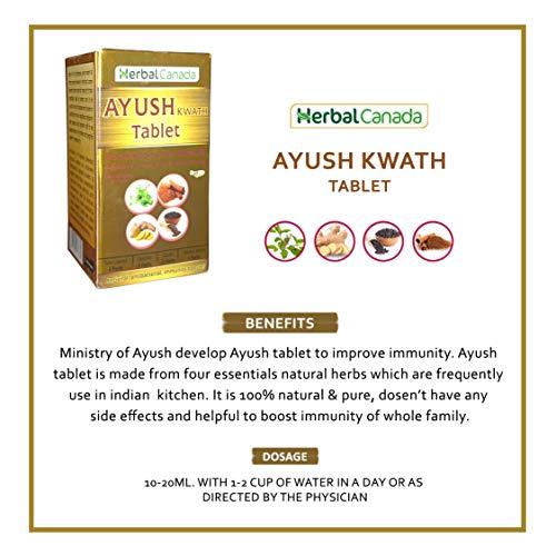 HERBAL CANADA HERBAL CANADA IMMUNITY BOOSTER COMBO KIT | AYUSH KWATH TABLET + TULSI DROP + GILOY RAS