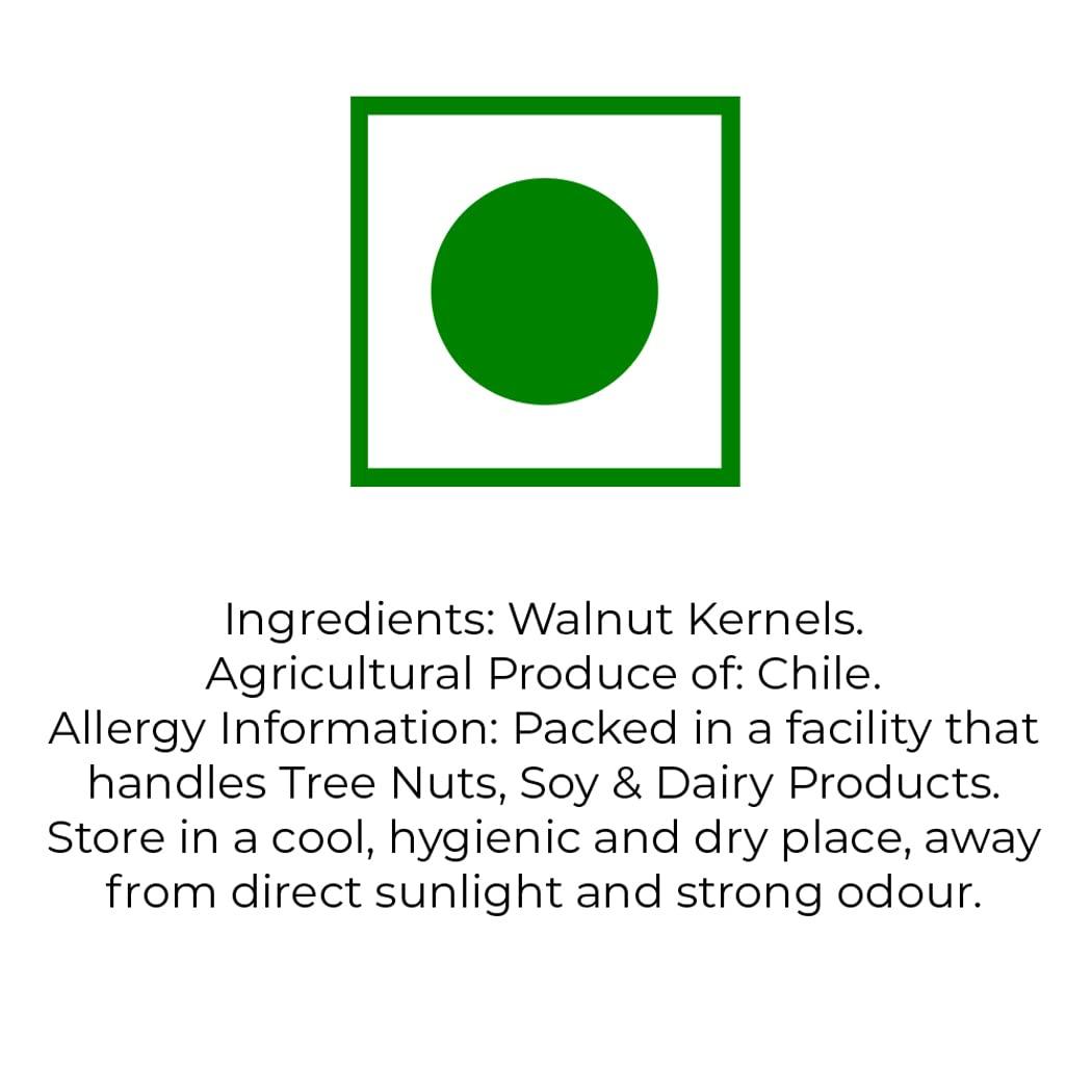 LAGOM Lagom Gourmet Chilean Walnut Kernels 800g | All Natural | No Preservatives | No Additives | Gluten Free | Vegan | Plant Based | Non GMO | Walnuts Dry Fruit | Walnuts Without Shell | Akhrot Giri