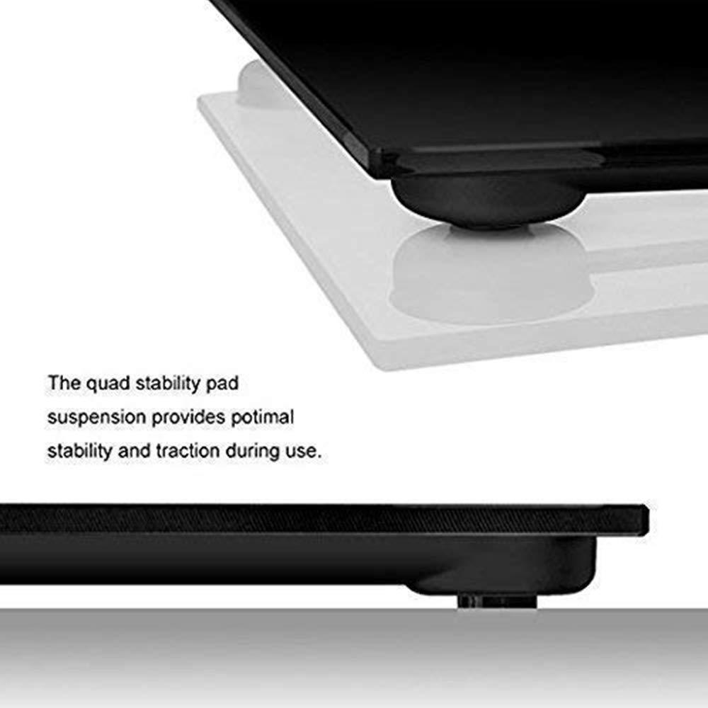 MCP Healthcare Digital Bathroom Personal Human Body weight Scale Digital Electronic 6mm Black Weighing Scale (Black)