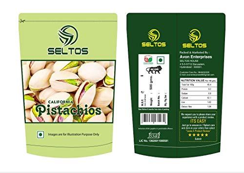 SELTOS SELTOS Almond Cashew Pistachio Dry Fruit Combo, Natural Premium Almonds/Badam, Cashew/Kaju & Pistachio/Pista Combo Pack (Pack of 3) (500 GM Each).