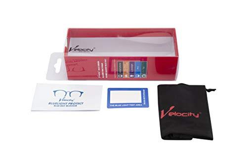 Velocity Eyewear Halo Series by Velocity Eyewear Unisex Blu cut Zero Power Eyeglasses For unisex (Model No HL/H 111/C2)