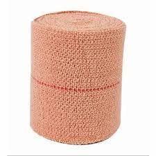 Generic A Z COLLECTION Crepe bandage 2.5 inch chodi\"Garam Patti\" for Pain Relief Generic Cotton Elastic Crepe Roll for Pain Relieve Helps Relieving Joint Pain & Muscle Strain (2.5 INCH 4 METER PACK OF 2)