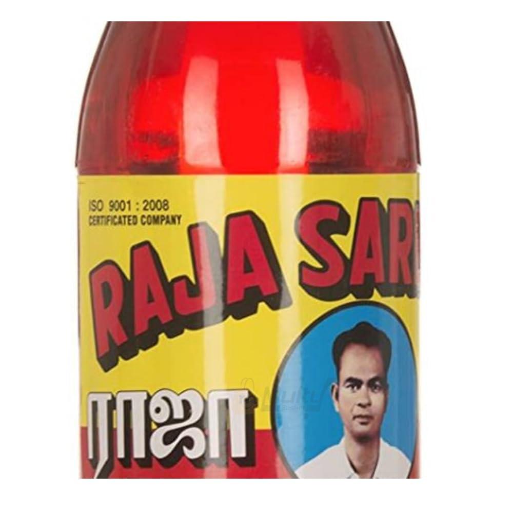 MULTYBASKET Raja Sarbet Red Nannari Sharbath | Syrup, 700 ml x (Pack of 2) | Nagercoil Special Nannari Sharbat Syrup | Nannari Sharbat Fresh | Nannari Sarbath Bottle | Nannari Sharbath Kanyakumari & Nagercoil (Pack of 2)