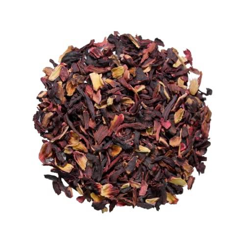 ZYANNA Zyanna Hibiscus Tea - Natural Dried Hibiscus Flower (50Cups) - Pure Floral Herbal Loose Tea, Caffeine Free,And Rich In Antioxidants And Boosts Immunity - (Hibiscus, 100gm)