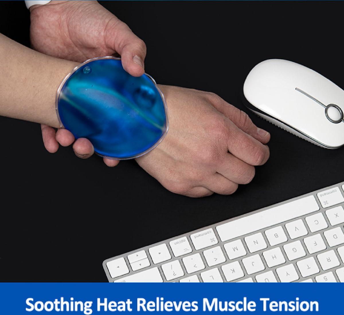 TWINZEN TWINZEN 4Pcs Reusable Pocket Hand Warmers, Click Activated Instant Heat Packs, Snap It Gel Heating Pad for Pain Relief, Sore Muscles, Stiffness, Aches & Pains