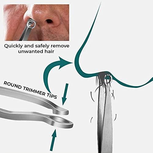 01 02 015 Nose Hair Tweezers, Waterproof Nose Hair Trimming Tool for Nose