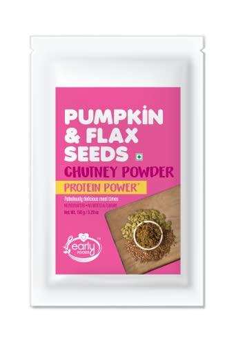 Early Foods Early Foods - Pack of 2 Pumpkin Seeds and Flax Seeds Chutney Powder | Instant Chutney Podi | Idli Dosa ChutneyPodi150g