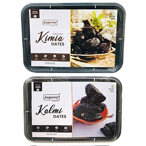 Sugarous Sugarous Kimia Dates(400g) and Kalmi Dates(400g) Combo Pack
