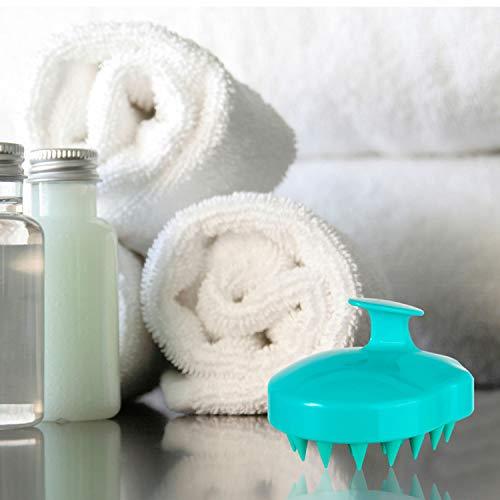 BTYMS 2 Pcs Hair Massager for Hair Growth Exfoliating Shampoo Brush Silicone Shower Scalp Scrubber