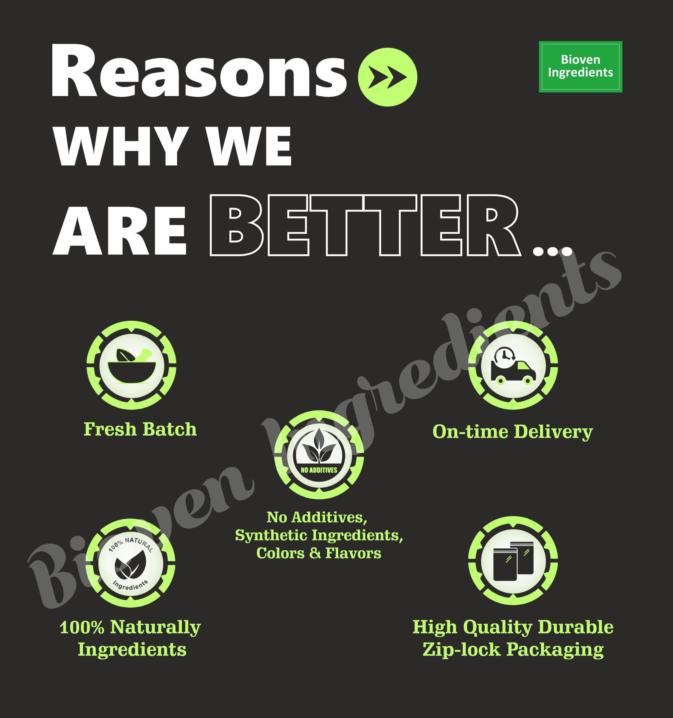 Bioven Natural Vitamin K Powder, Derived from 100% Natural & Organic Spirullina Extract by Bloven Ingredients, Non-GMO Supplement, No Preservatives, Sugar, Gluten or Dairy Free Powder