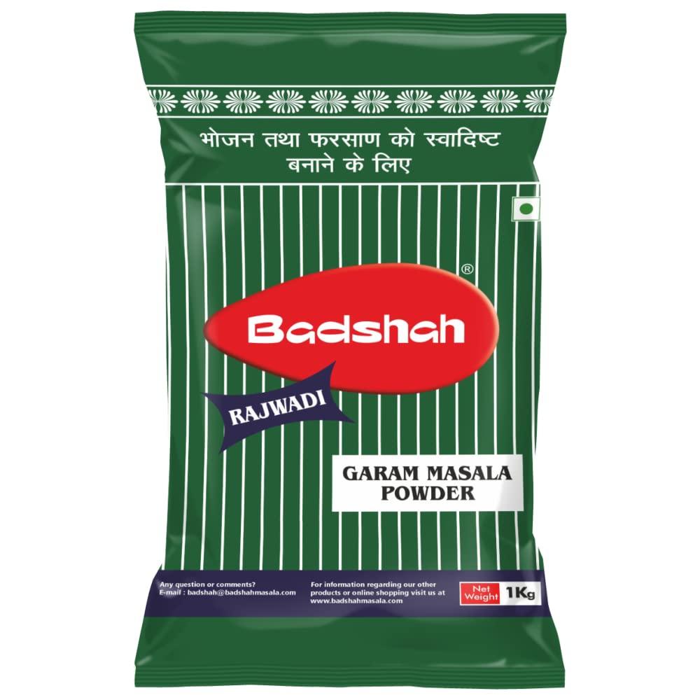 Badshah Badshah Rajwadi Garam Masala Powder, 1 Kg (Pack of 1) / Blended Spices Mix/No Preservatives/For Healthy Delicious & Flavourful/Hygienically Packed/Indian Spices