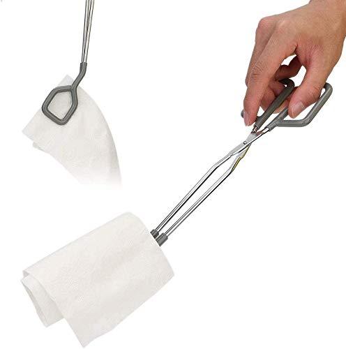 Fairman Fairman Toilet Paper Tongs,Toilet Aid for Self-Wiping, Bottom Wiper Aids for Pregnant Women Self-Wipe Hygiene Assistance Tool for Elderly (12inch)