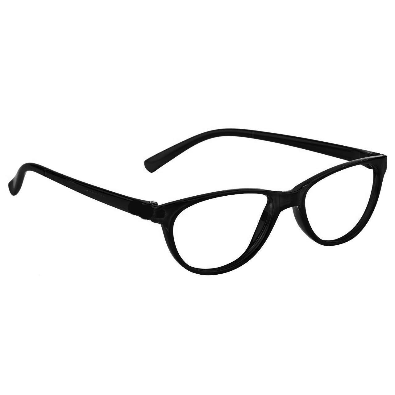 Generic Cat Eyes Trivex Eyeglass With Blue Cut Lenses Computer Protection Glasses Lenses Computer Complete Digital Protection(Anti Glare, Anti Reflection, Uv Protection, Protection Of Harmful Blue Rays)