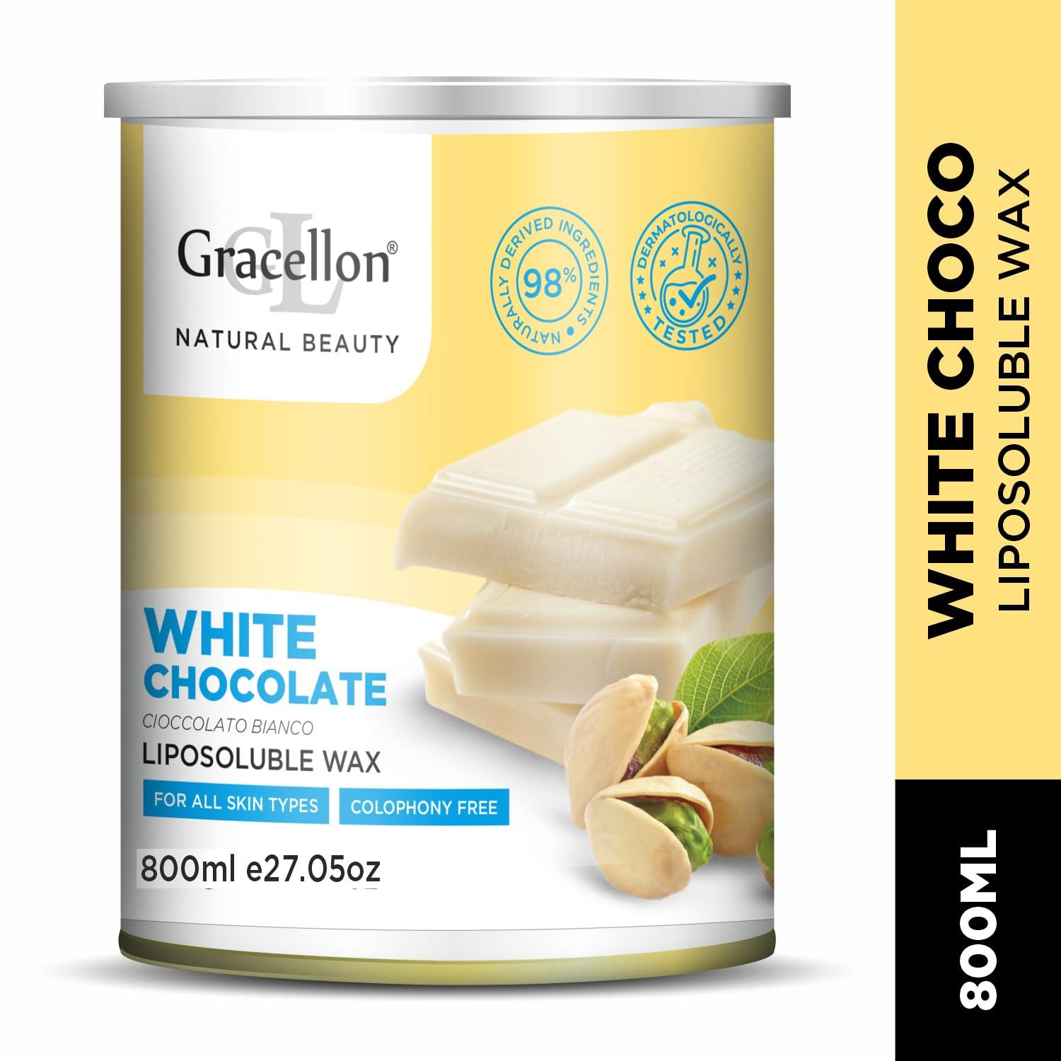 Gracellon Gracellon White Chocolate Liposoluble Wax | For All Skin Types | Colophony Free