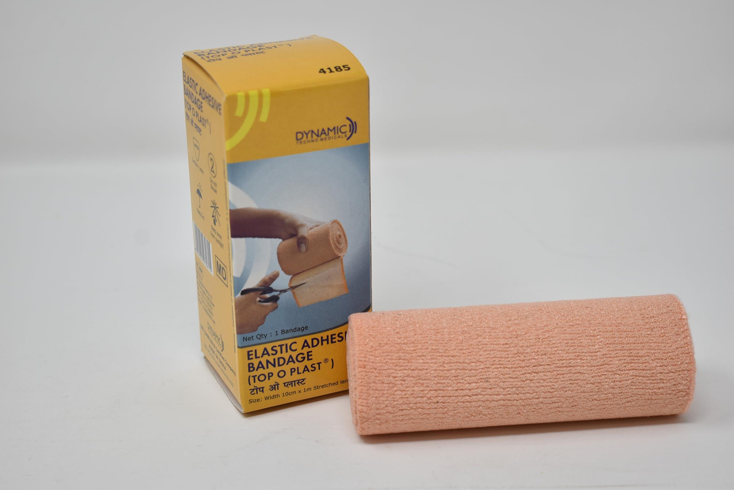 Top O Plast Top O Plast Elastic Adhesive Bandage (10 cm x 4/6 m Stretch Length)