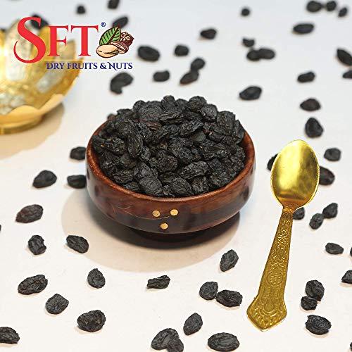 SFT SFT Black Raisin (Afghani Seedless) Dry Grapes 500 Gm