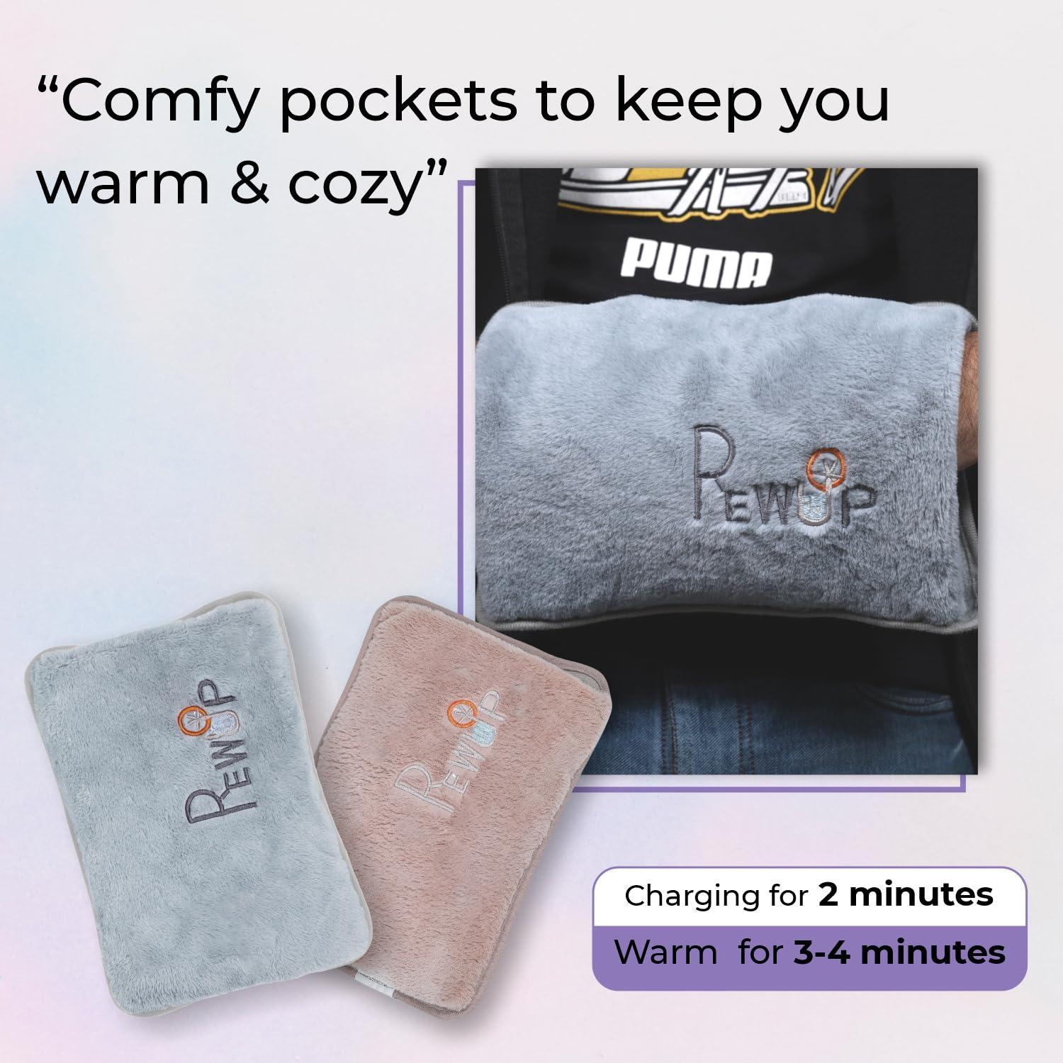 Rewup Rewup Electric Water Heating Bag For Instant Pain Relief,Heat Pouch Hot Water Bottle Bag,Heating Pad-Heat Pouch Hot Water Bottle Bag,Electric Hot Water Bag,Heating Pad For Pain Relief (1,X)