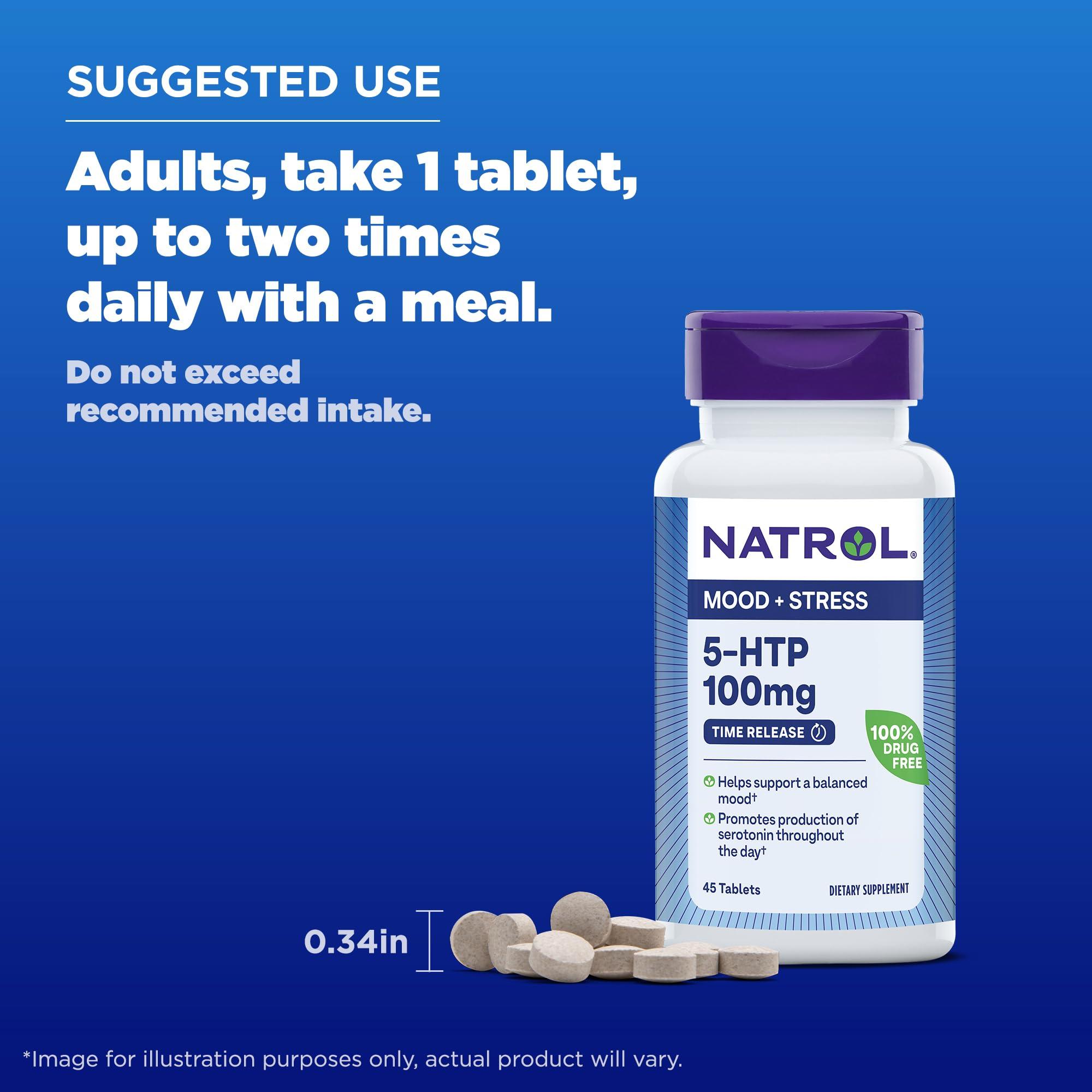 Natrol NATROL 5-HTP TR - Time Release (100mg) 45 tabs