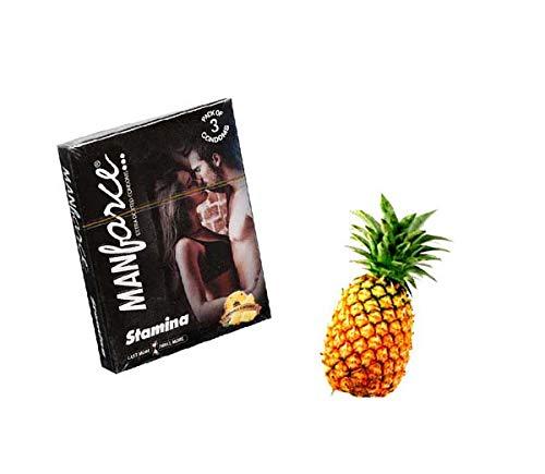 Manforce Manforce 1 SET Pineapple 3 PCS CONDOM