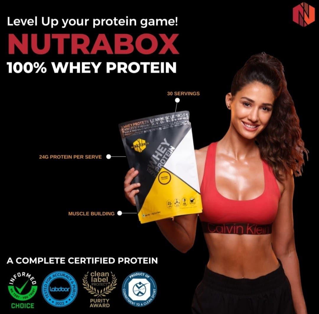 NUTRABOX Nutrabox 100% Whey Protein Powder (Rich Vanilla Cream)