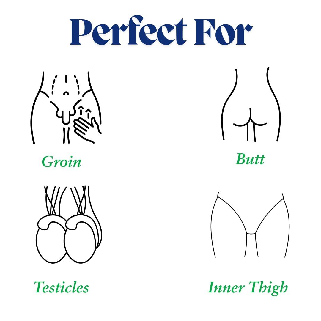 NUUTJOB Nuutjob Intimate Hair Removal Cream for Men Painless Hair Removal for Groin, Butt, and Shaft | Gentle & Fast-Acting Cream for Sensitive Skin 50 gm