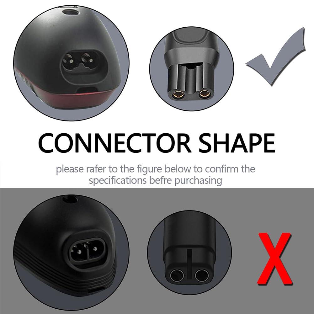 Gozaqe Gozaqe Hq8505 Trimmer Charger 15V Replacement Charger Cord Compatible With Philips Norelco Hq8505 3000 5000 7000 9000 Series Mg7750 Mg7790 Electric Razor Beard Trimmer Adapter Power, Black