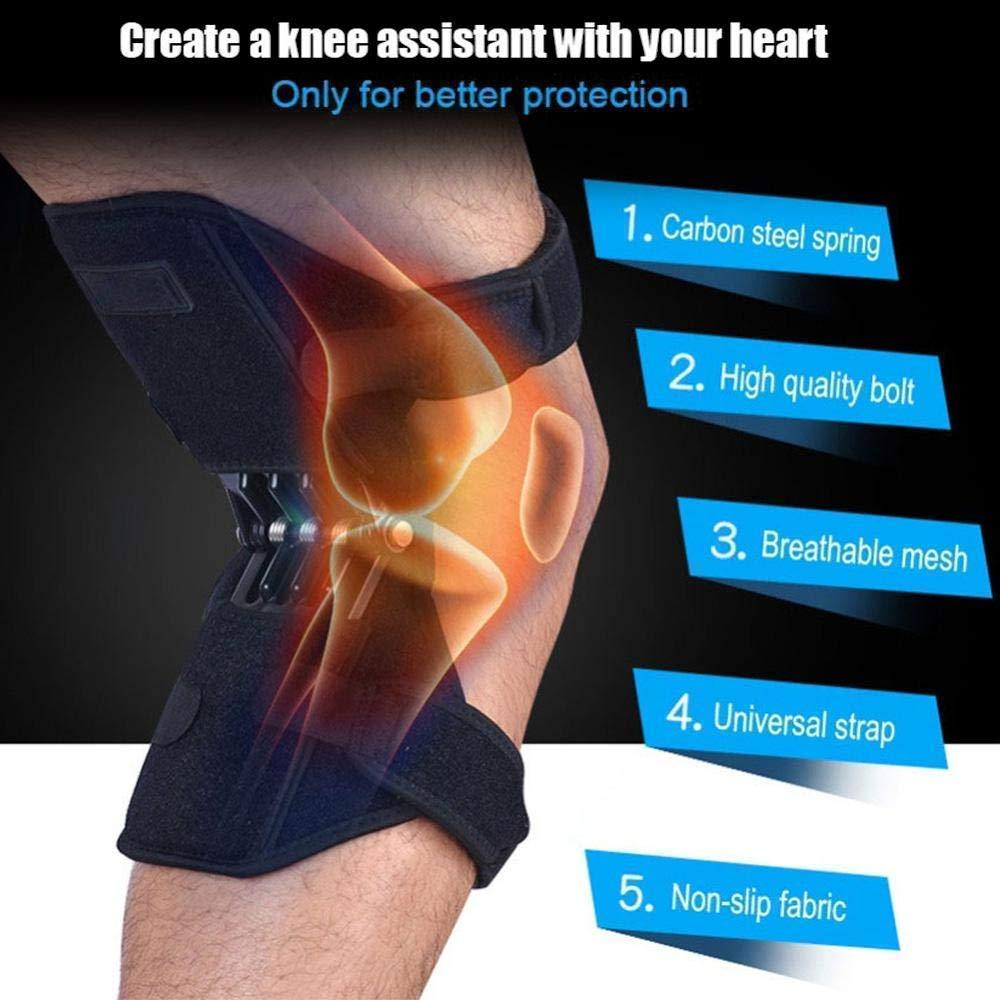MVM Enterprise MVM Enterprise Spring Knee Booster Power Knee Support Powerleg Knee Joint Support Pads Knee Protection Booster Protection Boost Old Cold Leg Mountaineering