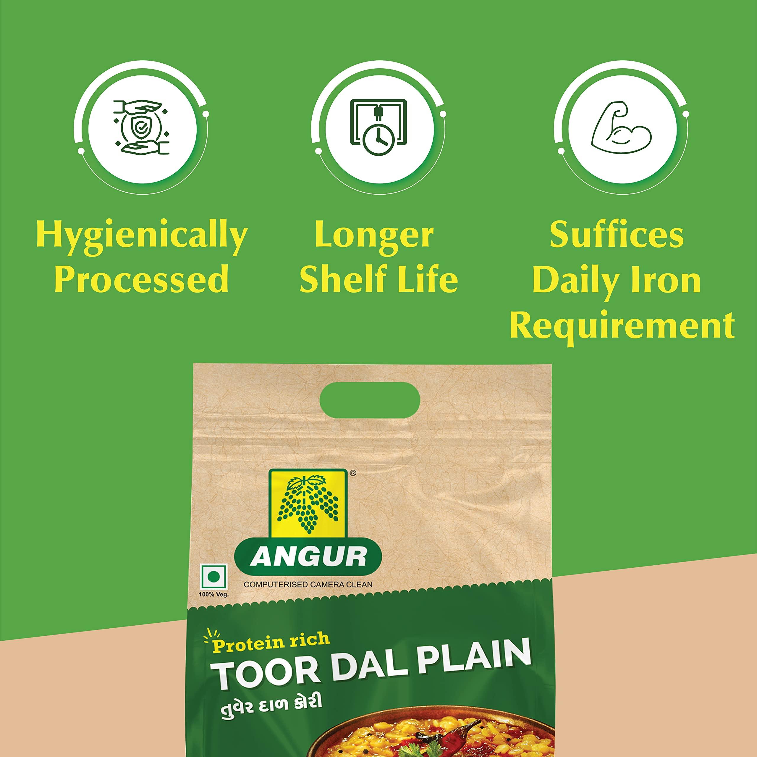 ANGUR Angur Toor Dal Plain - 5 Kg
