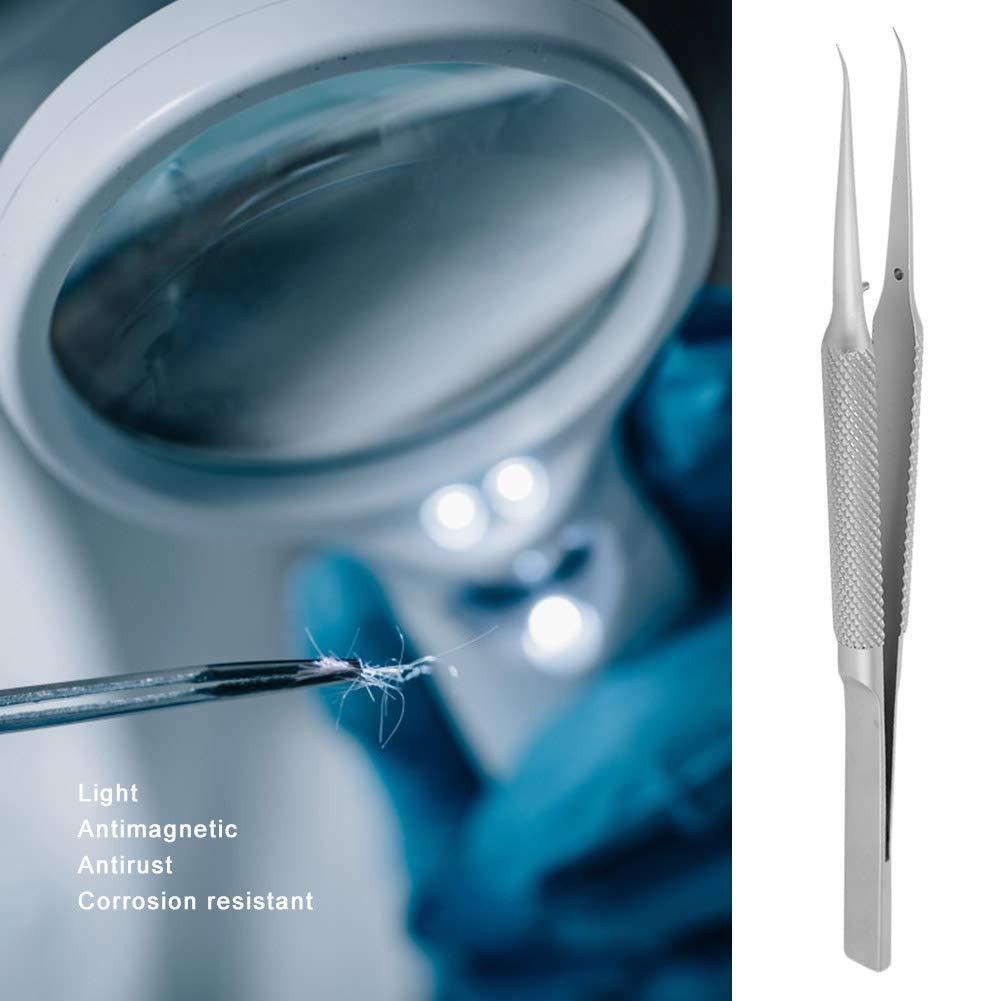 MXGZ Stainless Steel Tweezer, Pointed Tweezer Professional Multipurpose for Laboratory for Craft for Electronics