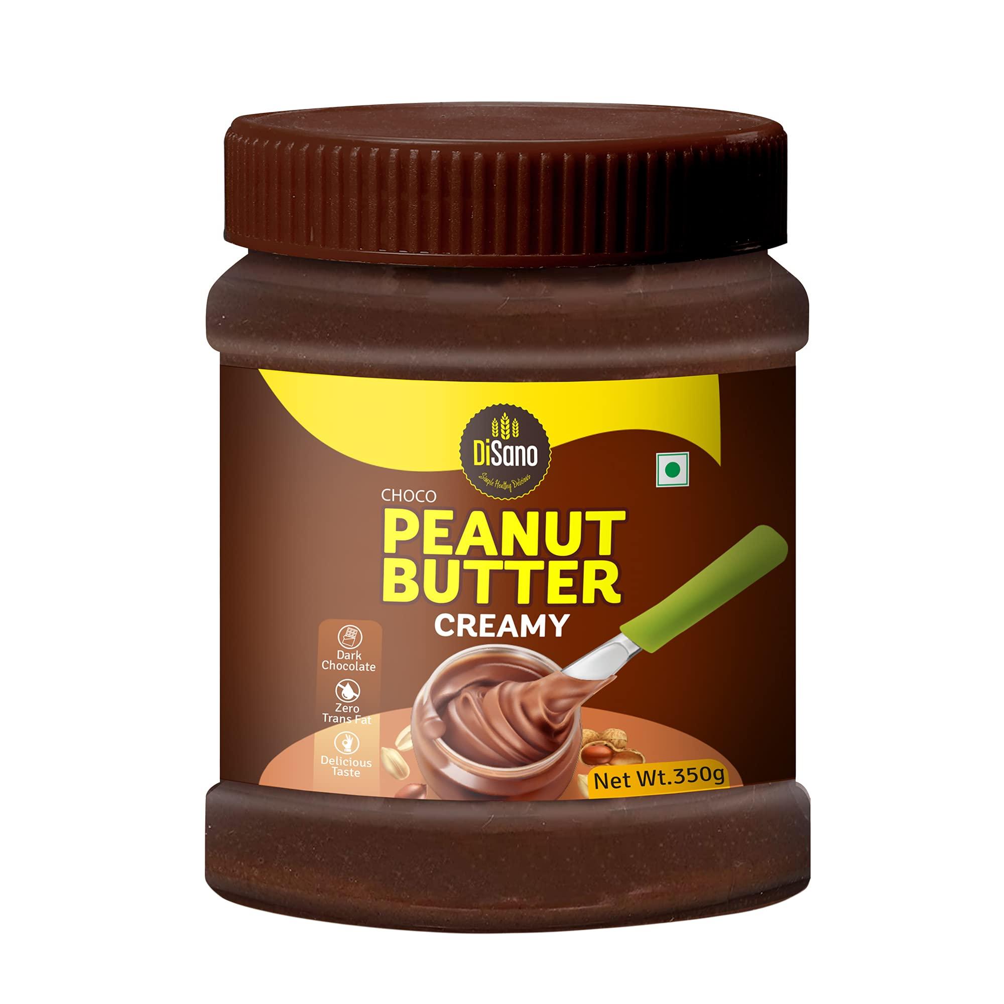 DISANO Disano Peanut Butter Crunchy 924g & DiSano Chocolate Peanut Butter Creamy 350 gm