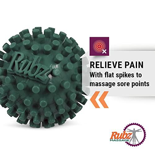 Due North Due North Foot Rubz Foot Hand and Back Massage Ball, Relief from Plantar Fasciitus, Green