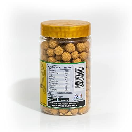 The Gudwala The Gudwala GUD CHANA FUSION | Pure Natural Gud Chana Snack (Pack of 2, 180g each) | Healthy, Organic & Tasty Jaggery Snack| No Additive No Preservative