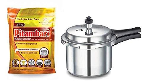 pitambri product pvt ltd Pitambari Powder Metal Cleaning Powder Metal Shining Instant Cleaning Tamba Washing Powder Zero Harsh on Metal Zinc Remover God Washing Powder God Utesil Cleaner Pack of 2 (2x150gm)