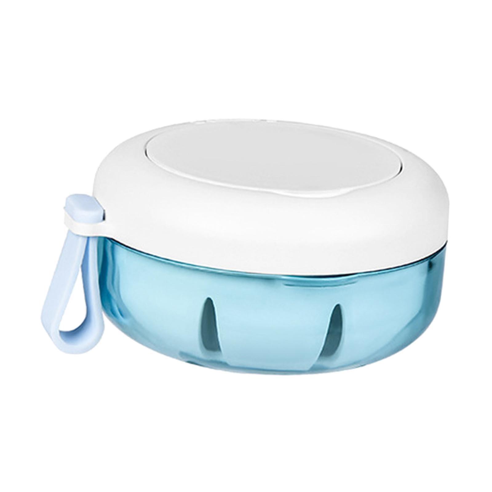 ATORSE ATORSE Denture Case Easily Drip and Dry with Strainer Basket Waterproof Denture Cup