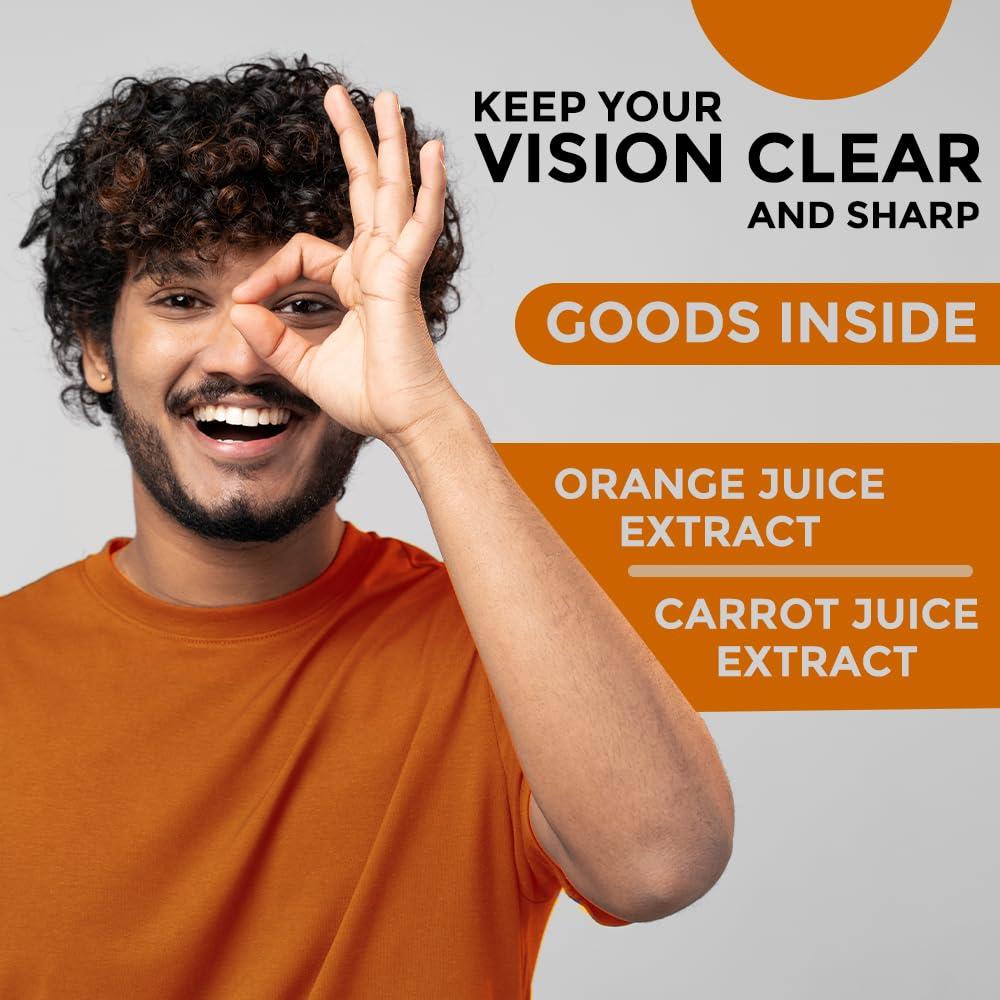 Simply Herbal Simply Herbal Plant Based Eye Care Tablets for Healthy Eyes | Protects from Blue Light & Improves Nigh Vision for Men & Women (60 Tablets)