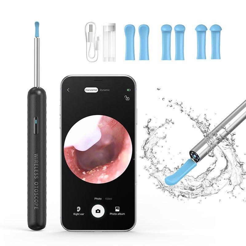 AUSEK AUSEK Advanced Ear Cleaning Kit with LED Light, Soft Tips, and Multiple Modes for Efficient Ear Wax Removal and Ear Health, Suitable for Adults and Babies
