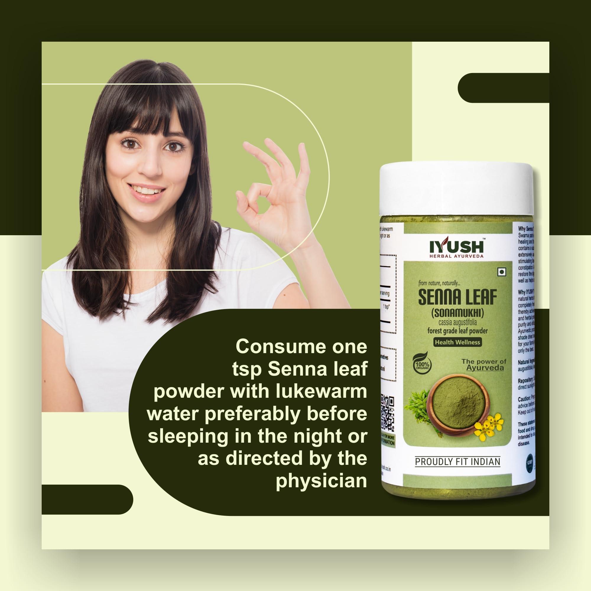 IYUSH Herbal Ayurveda IYUSH Herbal Ayurveda Senna Powder 250gm | Sanay Patti Powder | Nilavarai Powder Organic | Sonamukhi Powder | Sanay Leaves | Sanay Powder | Sanay Leaves Powder | Sana Leaf Powder |