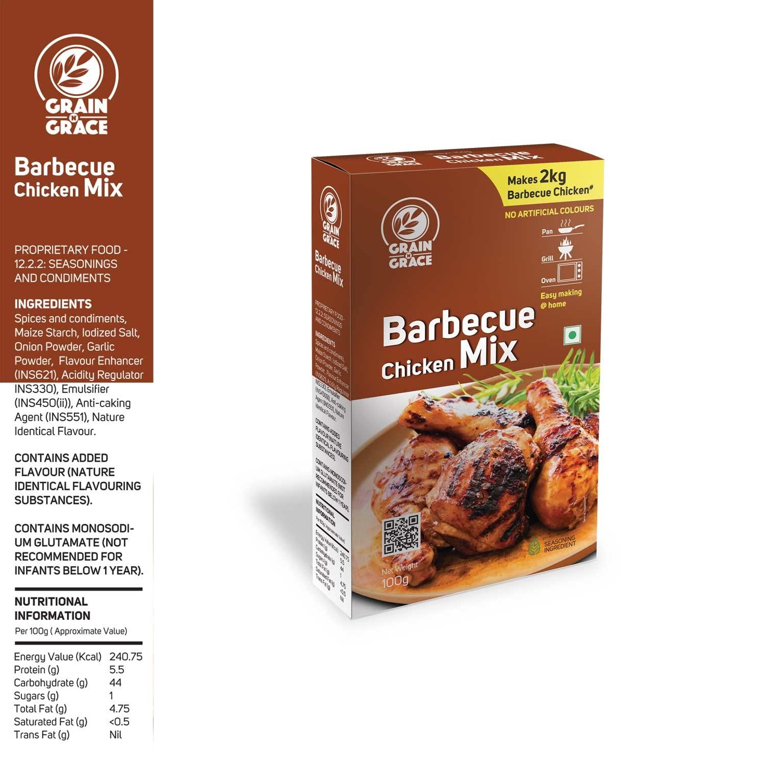 Grain N Grace Grain n Grace Barbecue Chicken Mix (100g)
