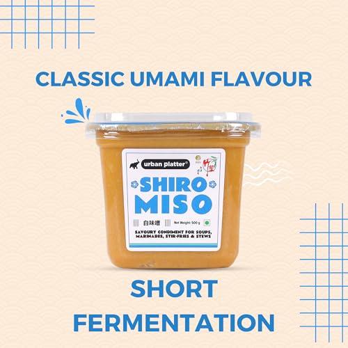 urban platter Urban Platter Shiro Miso, 500g (Light Miso Paste | Soy Based | Japanese Staple)