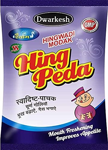 DWARKESH Dwarkesh Ayurved Shree Shyam SS Hingwadi Modak Hing Peda Churan Goli - Combo Pack of 2x500 g