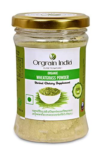 Orgrain India Orgrain India Organic Wheatgrass Powder 150g (Pack of 2 * 75g) | Company-Owned Farmlands