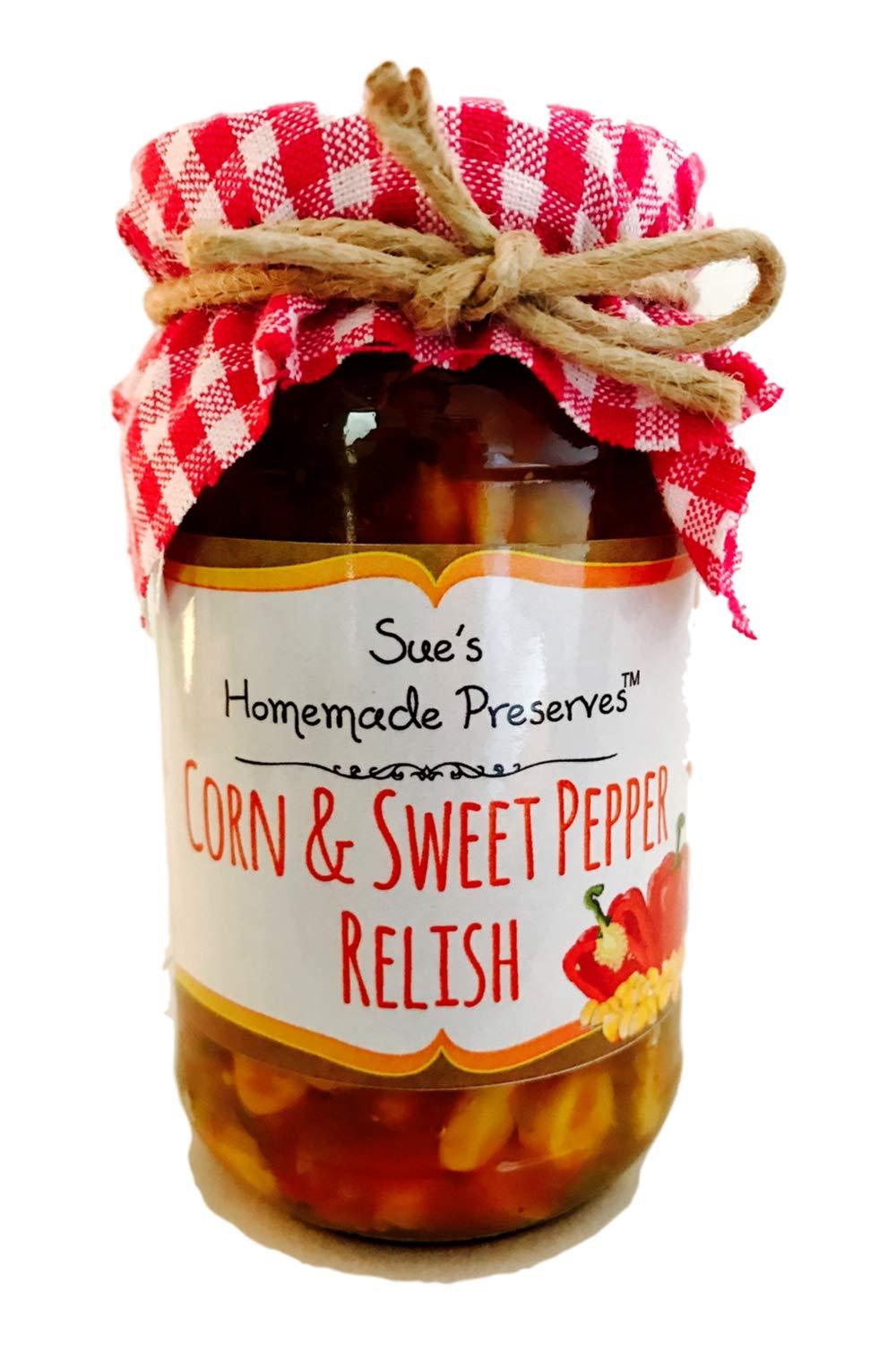 Sue's Homemade Preserves Sue's Homemade Preserves Corn & Pepper Relish 200 Grams