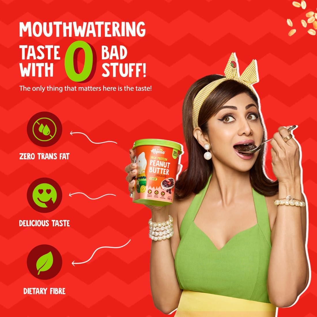 Alpino ALPINO High Protein Natural and Dark Chocolate Peanut Butter Combo