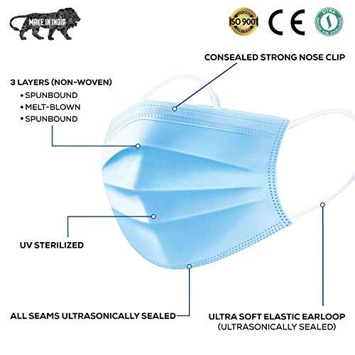 PRIHAL ART PRIHAL ART Ear Fit Armor Face Shield With Anti Fog & Anti Splash Glass, Comfortable & Fashionable With Detachable Nose Pad, Reusable, Pack of 1, Transparent, Unisex Use For 7 Years & Above People