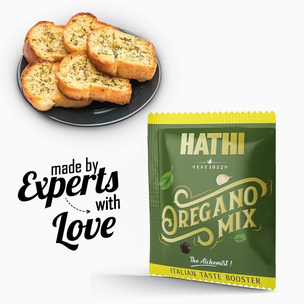 Hathi Masala HATHI Oregano Seasoning Sachet 150 pieces (Pizza Seasoning, Sandwich)