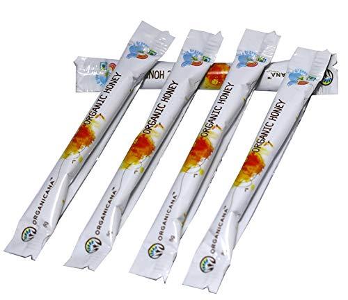 Organicana Organicana Pure Organic / Natural Honey Sachet 400gm (25 Sachets Each Box) (Pack of 2)