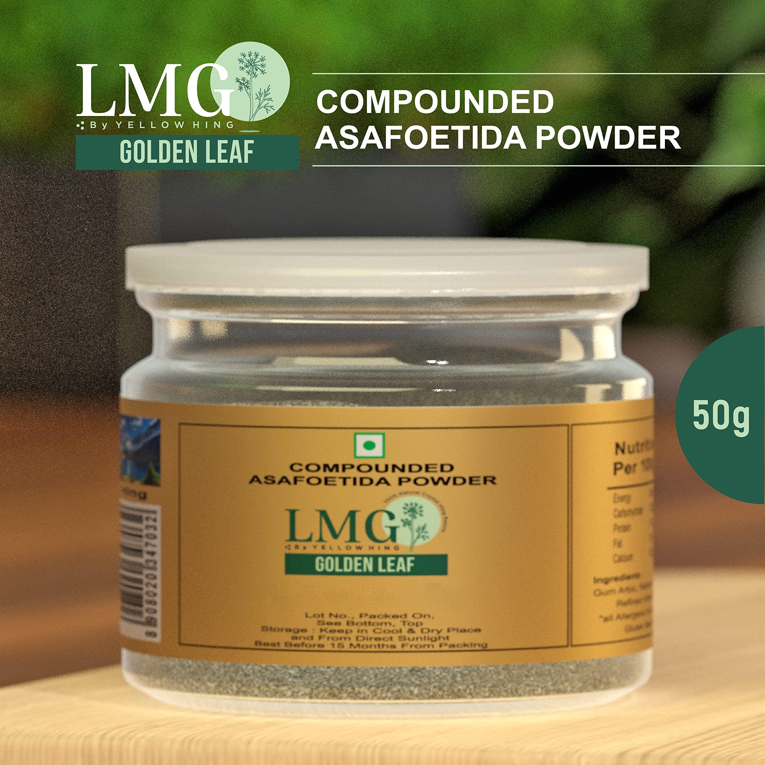 LMG LMG Compounded Hing Powder | Asafoetida | Hand Pounded & Natural Perungayam | Strong Flavour, Strong Aroma (100)